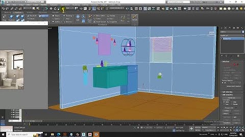 3DsMax Tutorials, Learn 3D Modeling a Bathroom from Scratch in 3dsmax.( Part 4)