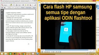 Cara flash HP samsung semua tipe dengan aplikasi ODIN 3 flashtool ( memakai contoh samsung J2 pro)