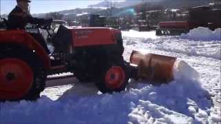 Kubota Tractor 4100 Snow Plow Majar 170M