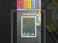 Northern Lights| Aurora Borealis Drawing with Oil Pastels #Shorts #viralvideo#art#oilpastel