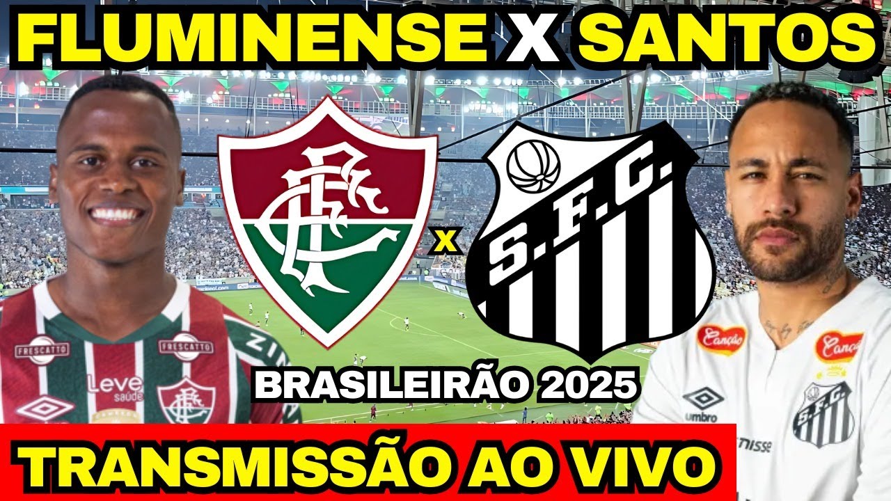 FLUMINENSE X SANTOS TRANSMISSÃO AO VIVO DIRETO DO MARACANÃ ...