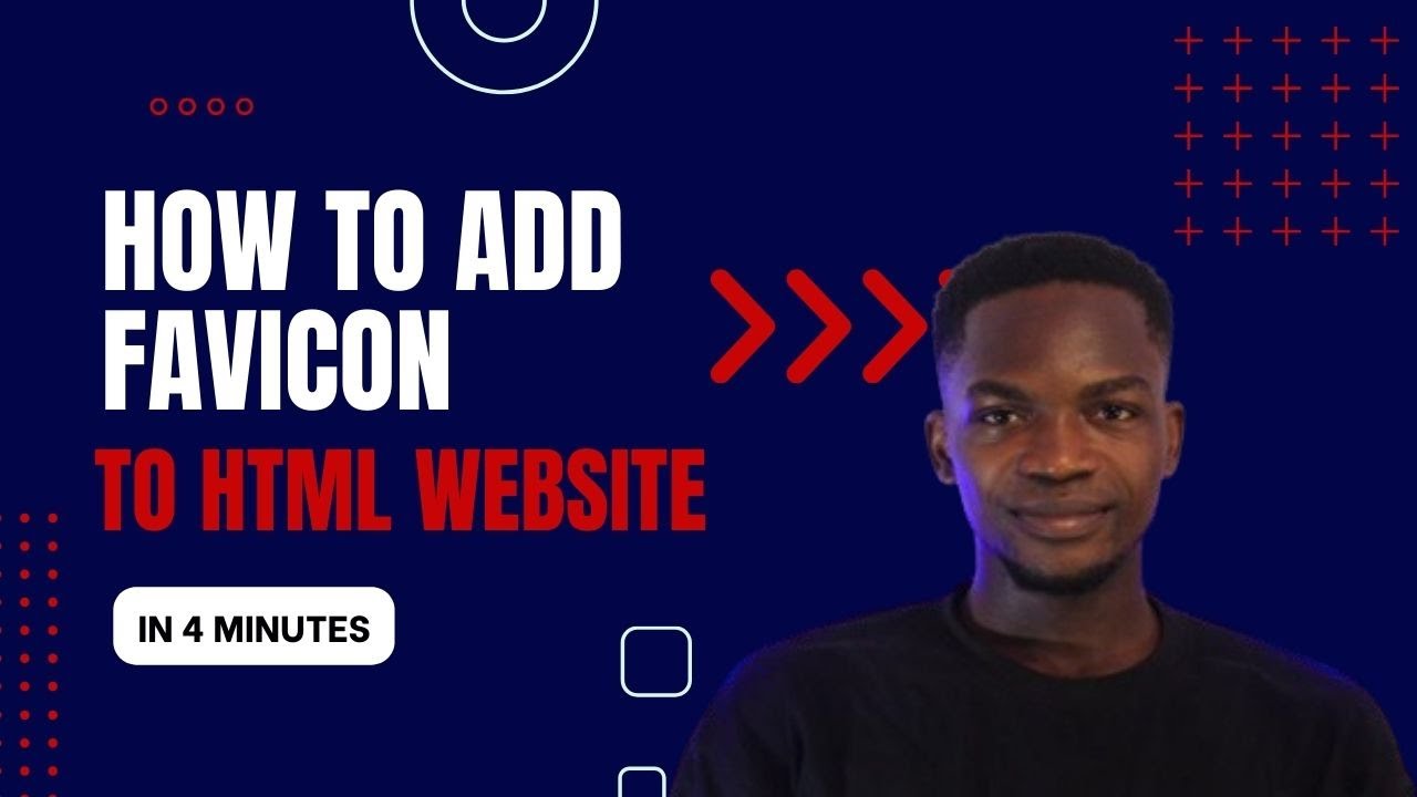 How to add favicon to your html website - YouTube