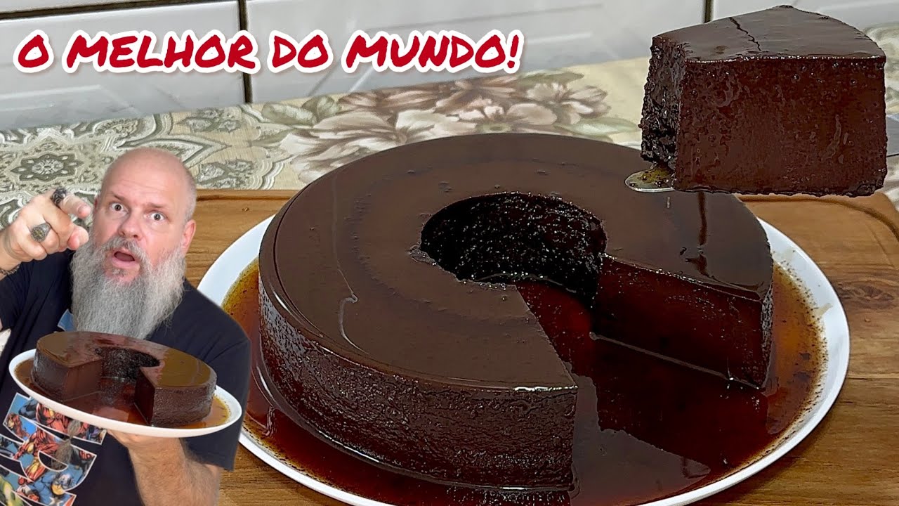 O MELHOR PUDIM DE CHOCOLATE QUE VOCÊ VAI COMER ‼️