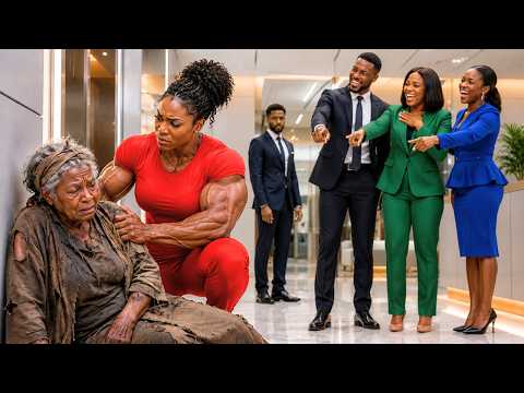 Kind Muscular Lady Helps An Old Woman Being Bullied, Unaware Her Son Was a Billionaire CEO in Tech