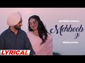 Mehboob Ji (Lyrical) - Satinder Sartaaj | Neeru Bajwa | Beat Minister | Latest Punjabi  Songs 2024