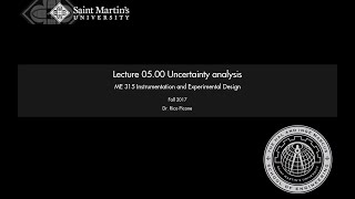 05.00 Uncertainty analysis