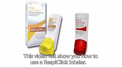 How to use the RespiClick Inhaler