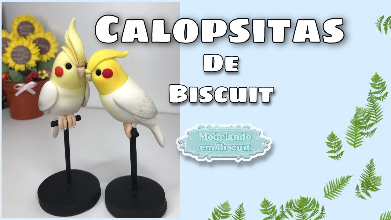 DIY | Calopsitas de Biscuit | Pássaros