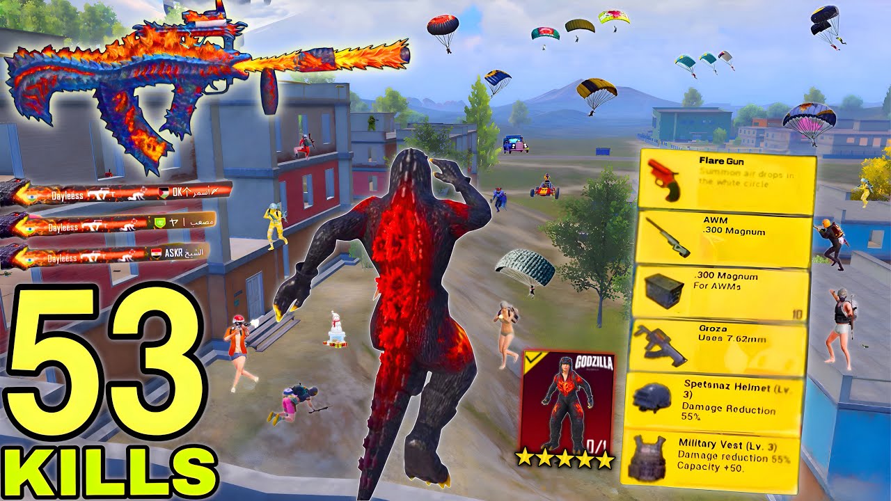 53 SOLO KILLS!😍 KING OF GROZA BEST GAMEPLAY🔥GODZiLLA SET😈SAMSUNG,A7,A8,J6,J5,J7,J2,J3,XS,A3,A4,A5,A6