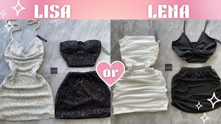 Lisa or Lena 🎀 | (would you rather) | clothes, outfits, shoes…