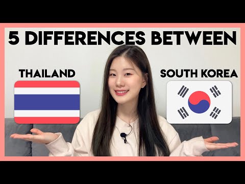 5 ข้อแตกต่างระหว่างไทยและเกาหลีจากมุมมองของคนเกาหลีที่อยู่ไทยมา 15 ปี😆 | 태국과 한국의 5가지 다른 점😆 (🇰🇷🇹🇭SUB)