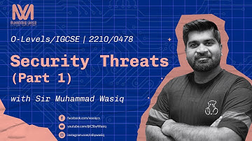 Security Threats (Part1) | Cyber Security | Paper1 | O level | 2210 | CS by Wasiq
