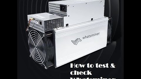 How to test and check used whatsminers m21, m20s, m30s,m50s. #whatsminer #china #ctypto #asicmining