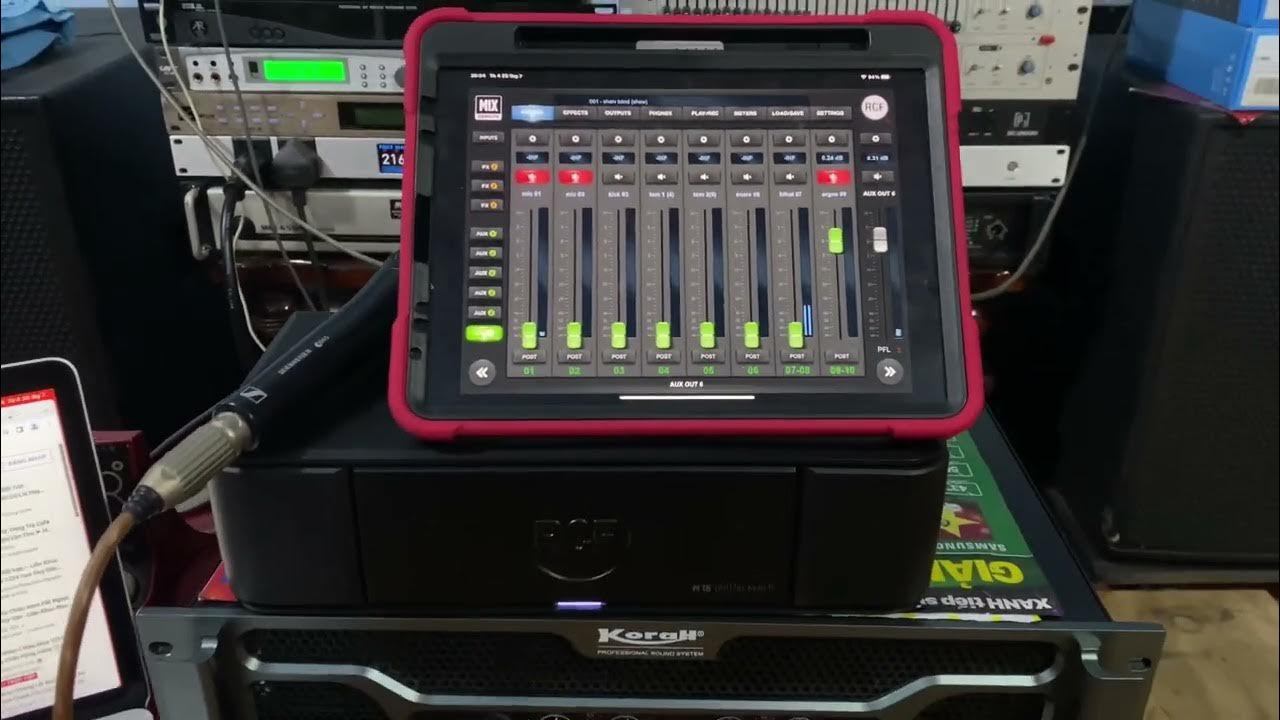 Trải Nghiệm Mixer RCF M18 Chính Hãng YouTube