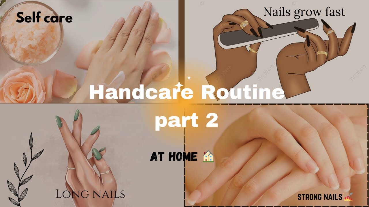 Diy Hand Routine 👀 Hand care Routine part 2 || hand care and nailcare at home without ...