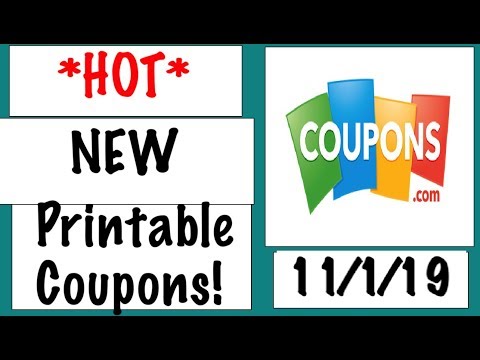 *HOT* New Printable Coupons!–11/1/19
