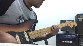 Video thumbnail of "Guitar solo part... Rahmat siapa dihatimu versi gelojoh... huhuh"