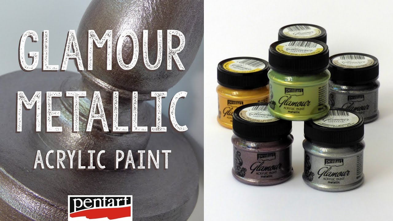 Glamour metál akrilfestékek // Glamour Metallic acrylic paint YouTube