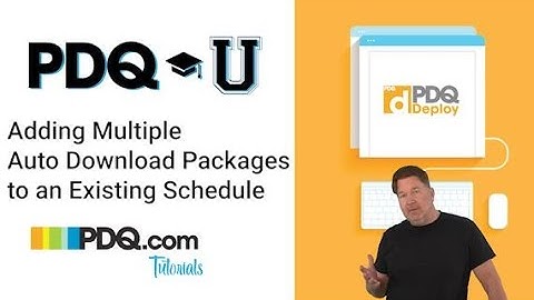 Adding Multiple Auto Download Packages to an Existing Schedule