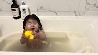 아기의 목욕 #오트밀목욕 #아비노오트밀 #14개월아기 D+427
