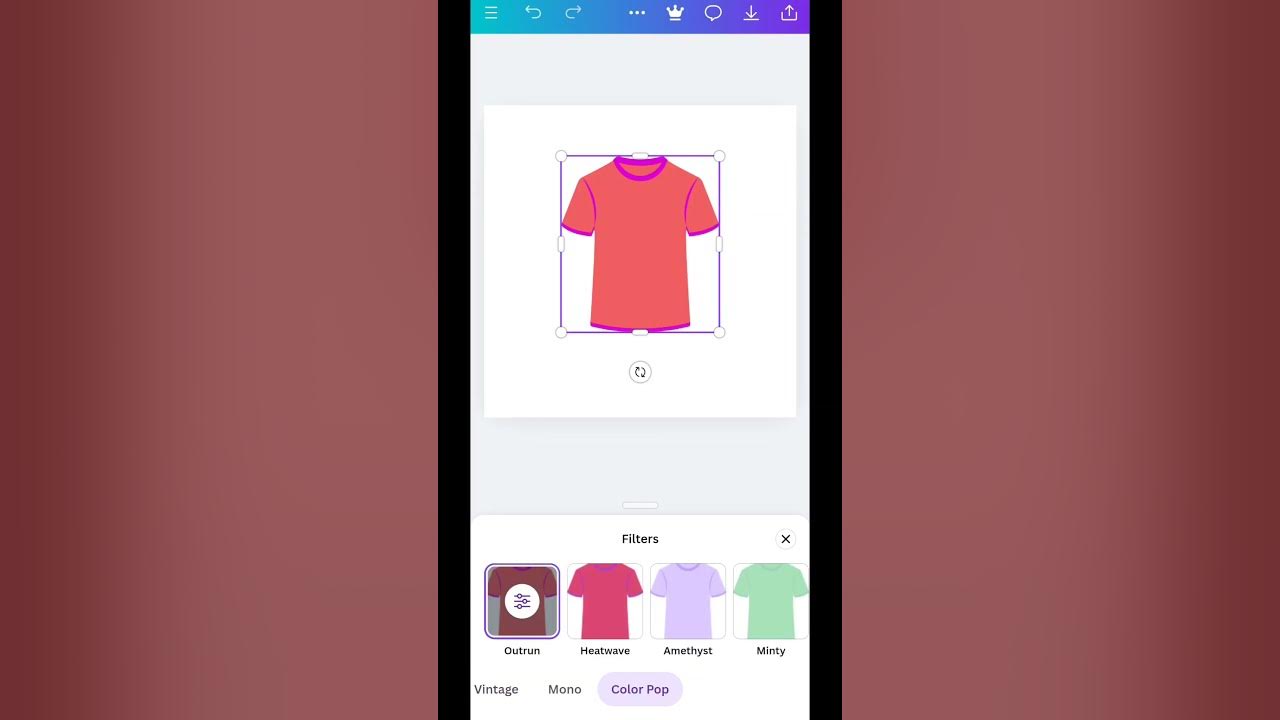 How to change T-shirts colour in canva | canva tips | #shorts #canva #change