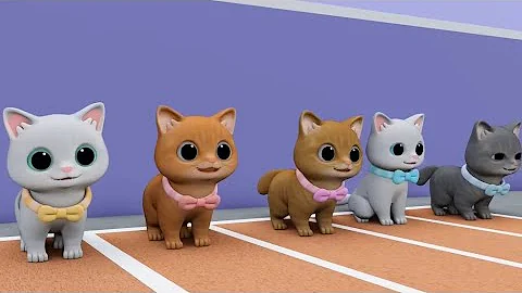 Cute Billi ke Bache🐈 | Cat Cartoon 😺| Cat Mewing | Cat Video | Meow Meow | New Cat's Funny 🤣 Video 