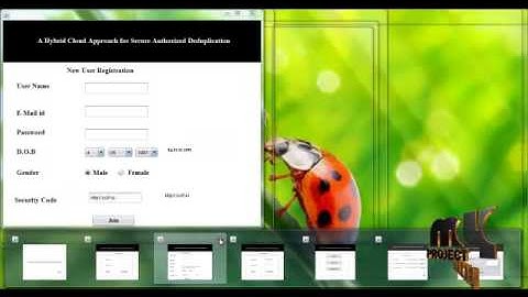 Final Year Projects 2015 | Hybrid Cloud Approach for Secure Authorized Deduplication