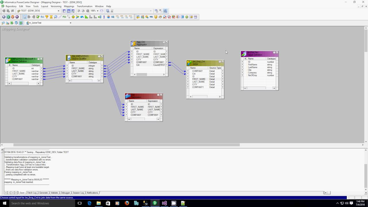 SSIS Vs Informatica Joiner Transformation YouTube