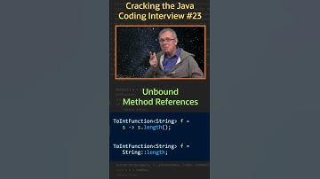 What is a method reference? - Cracking the Java Coding Interview