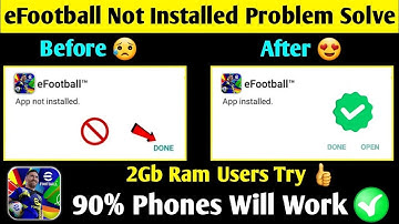 eFootball 2025 App Not Installed Problem Solve - Tap Tap Not Installed Problem eFootball 2025 Mobile