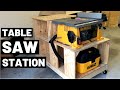 Table Saw Station On Wheels! ($70 SHOP CART BUILD)