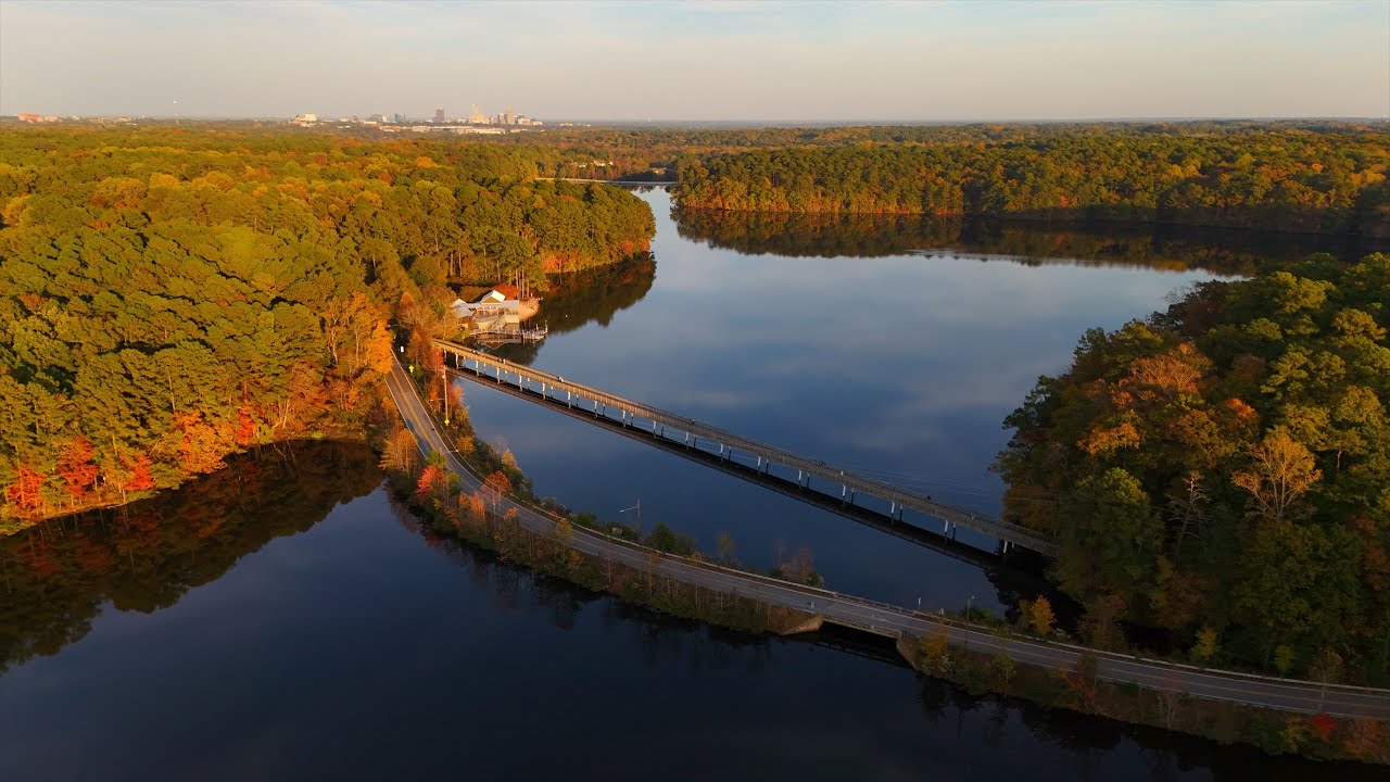 Lake Johnson Raleigh, NC fall colors 2023 YouTube