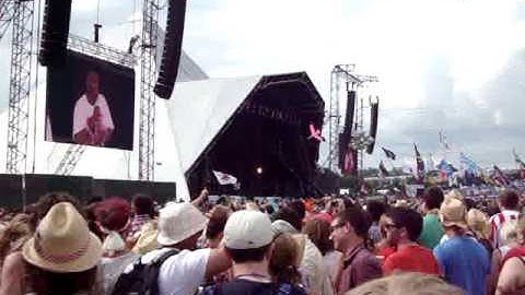 Dizzee Rascal @ The Pyramid Stage, Glastonbury 2009.
