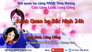 Học hát quan họ cùng NSND Thúy Hường câu Lóng lánh lúng liếng