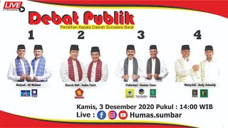 Download lagu LIVE..!!! DEBAT PUBLIK PEMILIHAN KEPALA DAERAH SUMATERA BARAT