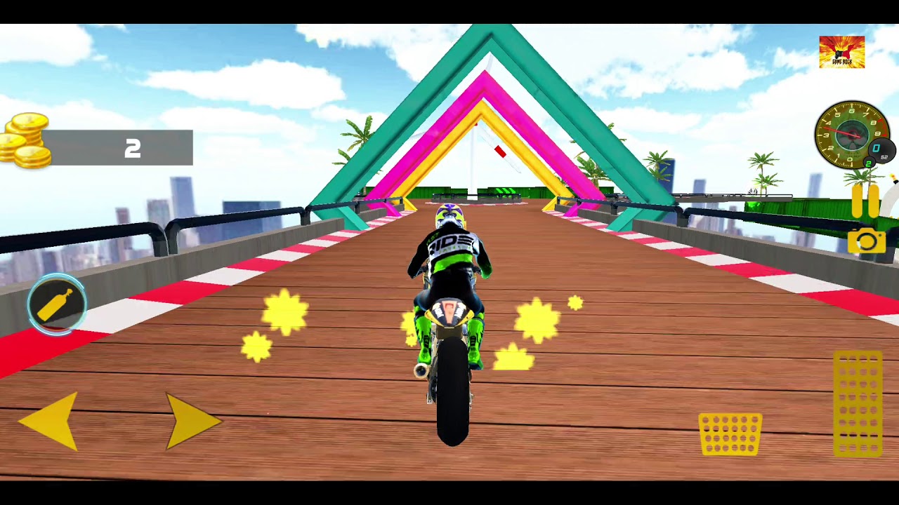 GT Mega Ramp Bike Stunts Free(By Game Castle) Android Gameplay[HD]