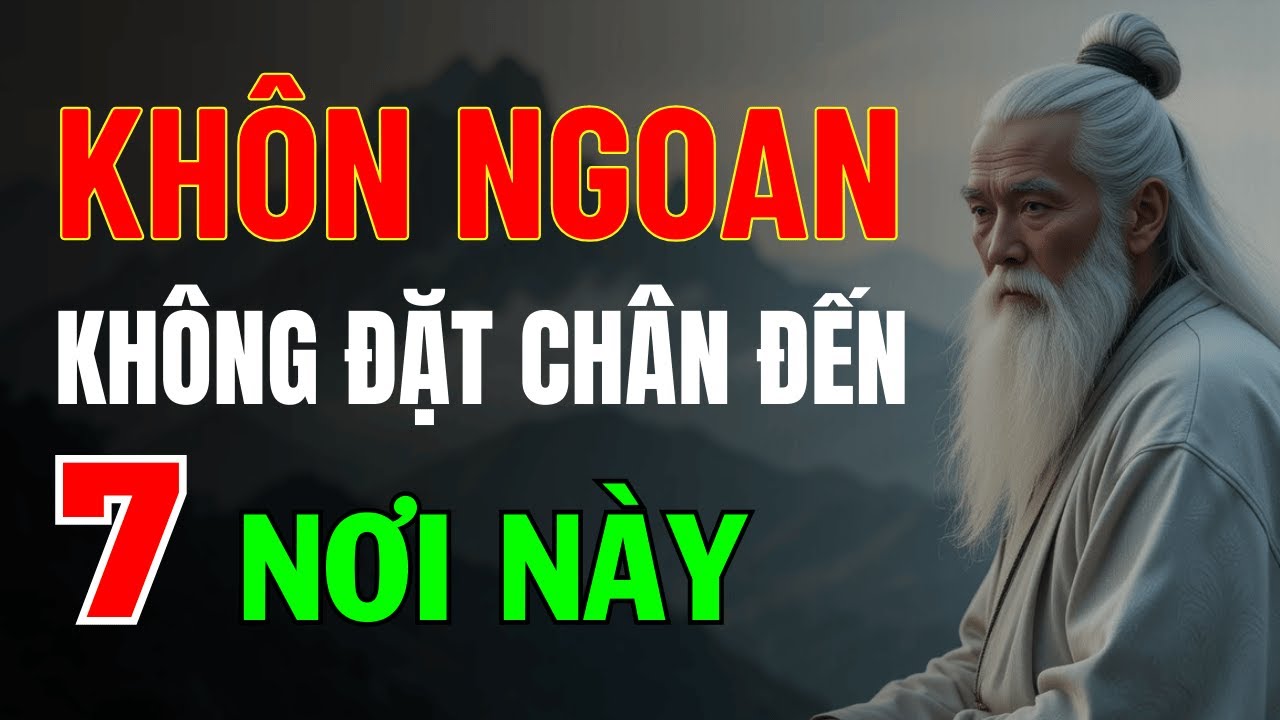 Outline Video Cổ Nhân Dạy: Khôn Ngoan Chớ Đặt Chân Đến 7 Chốn Này Kẻo Mang Họa Vào Thân