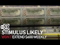 Senate GOP coronavirus stimulus proposal not likely to extend $600 weekly payment