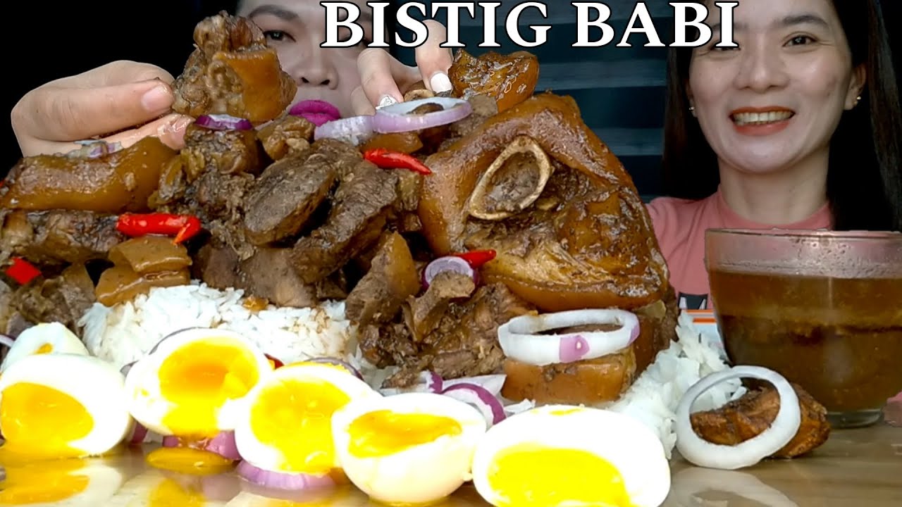SPICY PORK BISTEK (BISTIG BABI) MUKBANG | FILIPINO FOOD MUKBANG PHILIPPINES