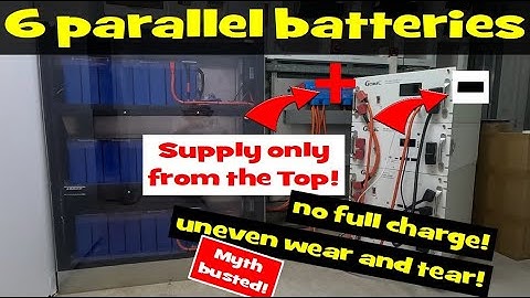 Connecting 6 Batteries in parallel 