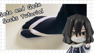 Geta/Shoes and Geta Socks Tutorial | Demon Slayer Cosplay  VlogMe.