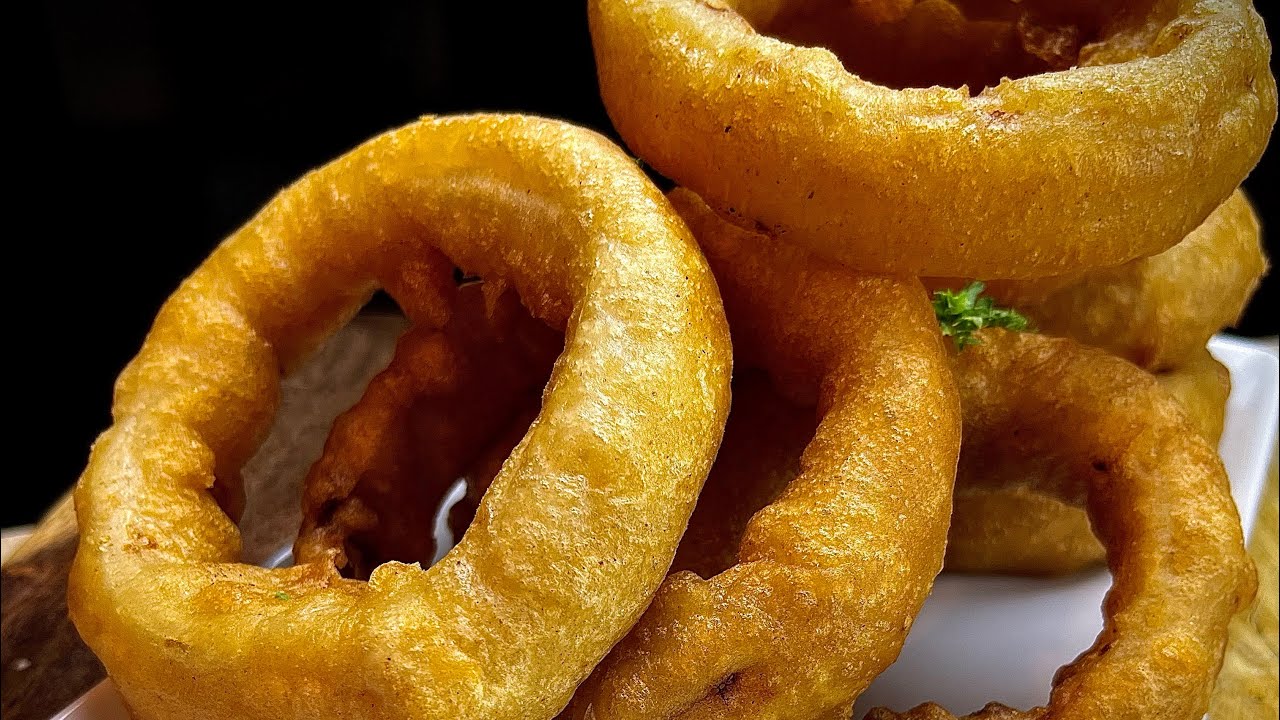 The best beer battered onions rings‼️ - YouTube