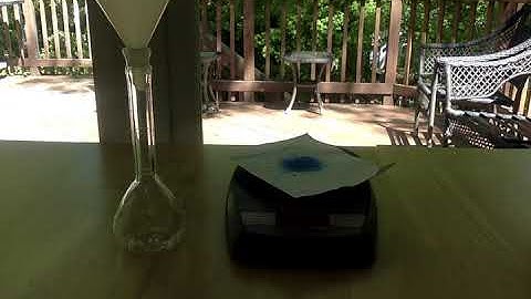 Making an aqueous solution with solid solute