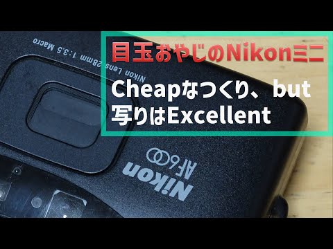 フィルムカメラ】Nikon AF600 目玉おやじのNikonミニ 写りに文句