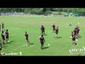 Zigzag passing  handling  rugby drill