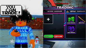 NEW MAP + YOU CAN TRADE NOW!!? - NEW ROBLOX FIGHT IN A SCHOOL UPDATE
