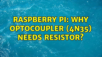 Raspberry Pi: Why optocoupler (4N35) needs resistor?