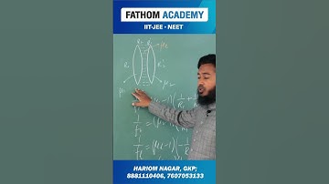 Combination of two lenses and liquid in between them #shorts #jee #neet #physics