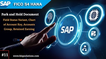 SAP FICO Tutorial | Park and Hold Document | What is Park and Hold Documents in SAP? | SAP HANA