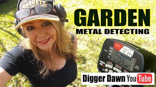 Metal Detecting my GARDEN - OMG I ACTUALLY FOUND THINGS!